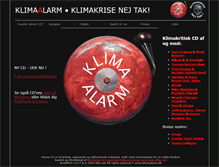 Tablet Screenshot of klimaalarm.dk